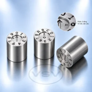 DẤU KÝ HIỆU KHUÔN KHẮC 2 TẦNG – TWO-LEVEL ENGRAVED MOLD INSERT