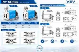 Kìm cắt khí nén NY-15 / NY-15R – Air Nipper NY Series