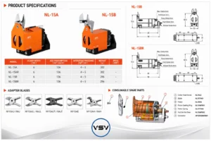 Kìm Cắt Khí Nén OPT NL-15A / NL-15B – Air Nipper Unit Chính Xác